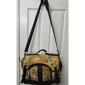 CROCS BOOK BAG PADDED LAPTOP SATCHEL Adjustable Shoulder Strap Gator NWOT